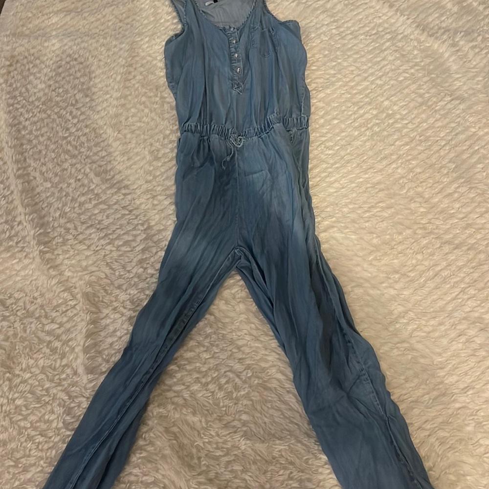 blue jean romper